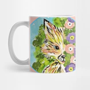 Peeking Fox Mug